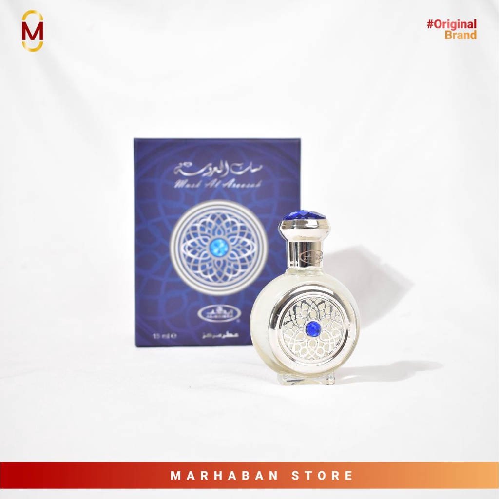 Parfum Al Rehab Musk Al Aroosah 15 ML non alcohoL | Parfum Import Saudi Al rehab Original