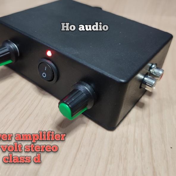 amplifier mini 12 volt stereo ampli mini 12v rakitan pam8610 pam 8610