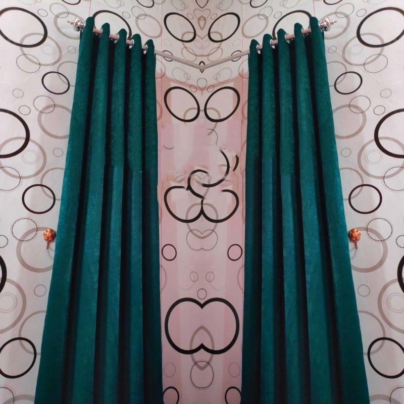 FREE ONGKIR GORDEN POLOS EMBOS PANJANG'350CM 3.METER GORDEN PINTU JENDELA MINIMALIS HORDENG TINGGI