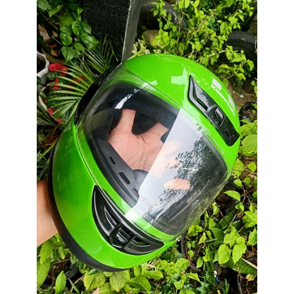 Helm Full Face Kawasaki Ninja R SS RR Original Pabrik MULUS