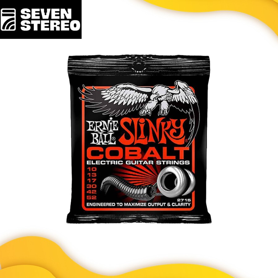 Ernie Ball 2715 Skinny Top Heavy Bottom Slinky Cobalt 10-52 Guitar String