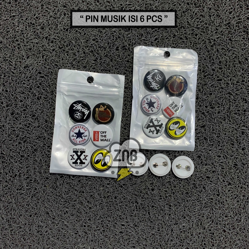 PIN BUTTON / BROS MINI MUSIK AKSESORIS FASHION BEST QUALITY