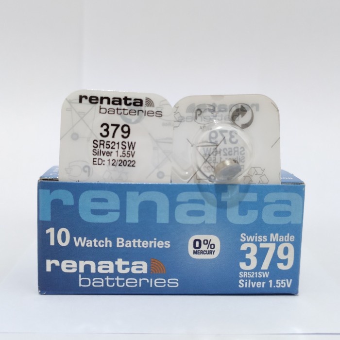 baterai renata 379 SR521 SW renata 379/521 baterai kancing asli ORI