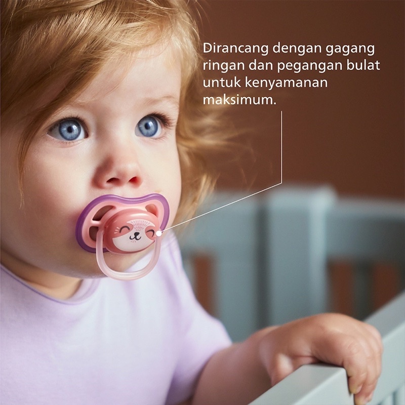 Philips Avent Soother Ultra Air 18m+ Empeng Bayi Dot Bayi