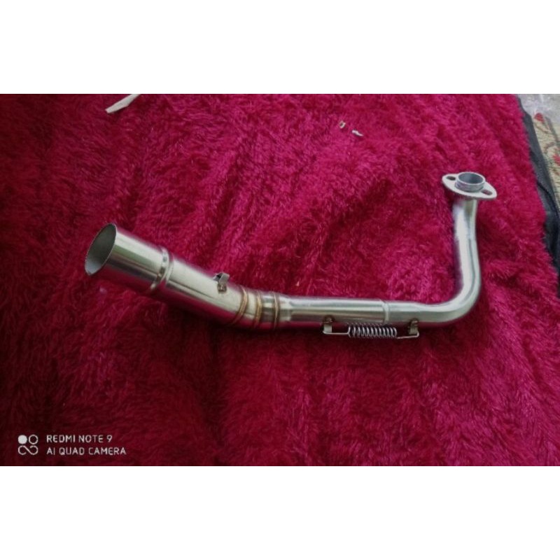 Murah pipa leheran knalpot inlet 32 35 38 mm dan 50 mm Mio soul GT m3 S J Genio Beat fi pop karbu