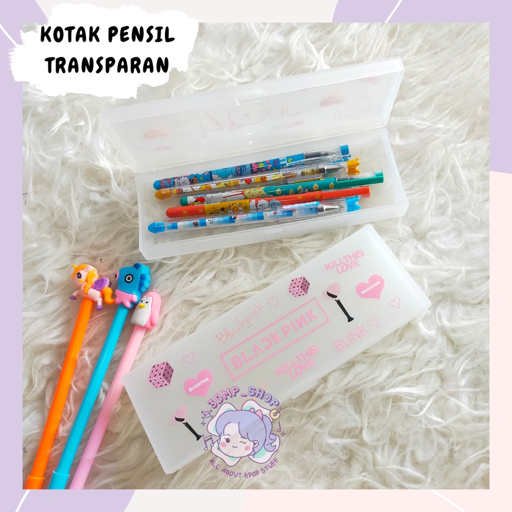 Pencase Pensilcase Pencilcase Kotak Pensil Kpop Izone Exo Blackpink X1 twice got7 got 7