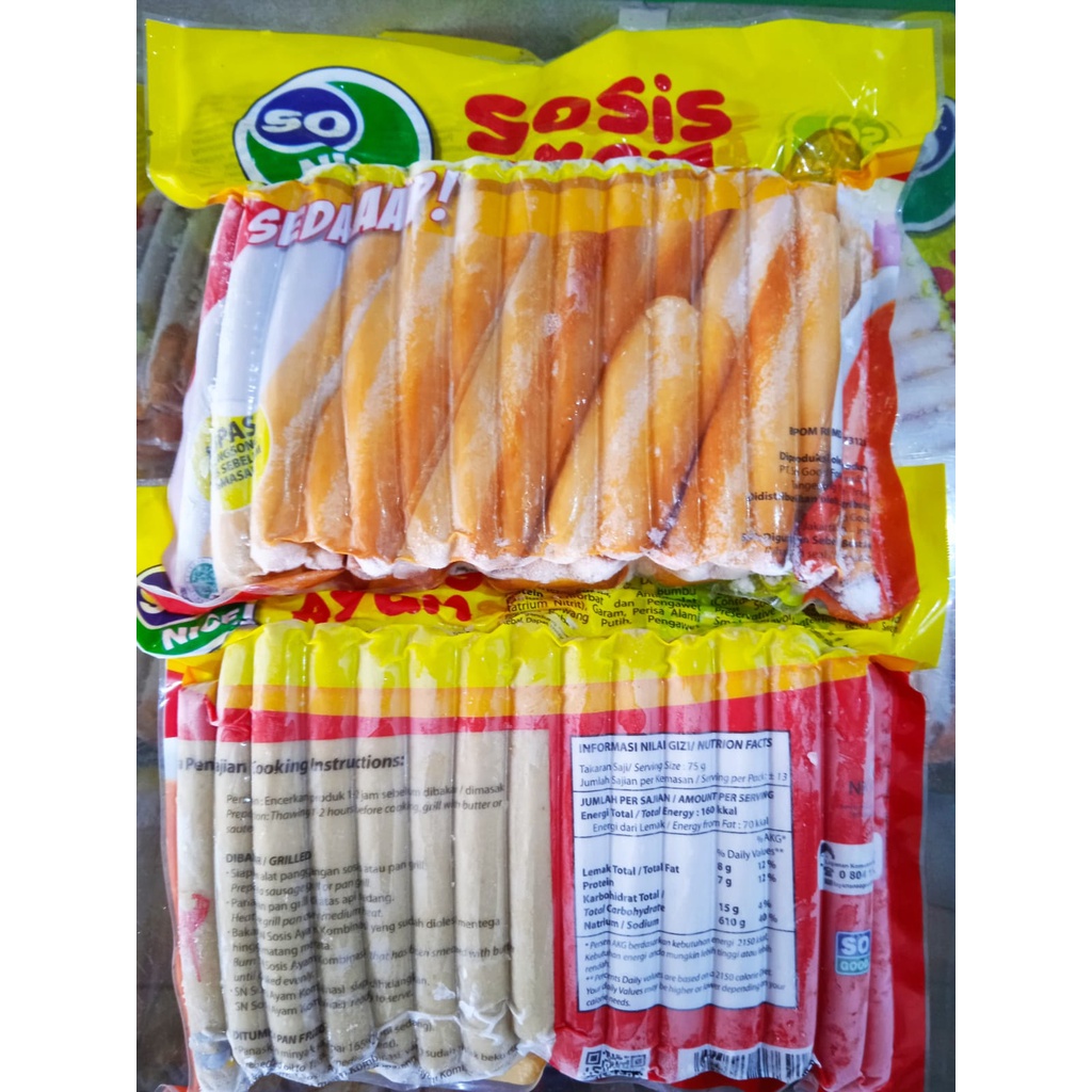 So Nice Sosis Ayam 1kg
