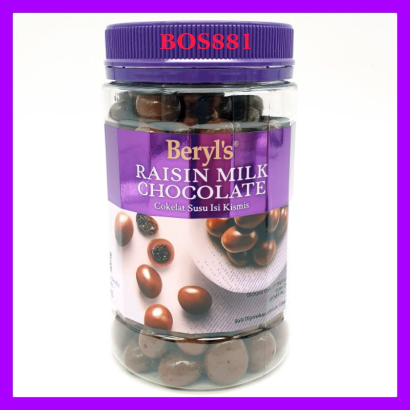 

Beryl's Raisin almond chocolate jar 400 gram