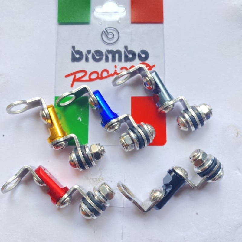 BREKET TABUNG MINYAK REM BREMBO ORIGINAL FULL CNC UNIVERSAL / DUDUKAN TABUNG MINYAL OLI MASTER REM BY BREMBO FULL CNC UNIVERSAL