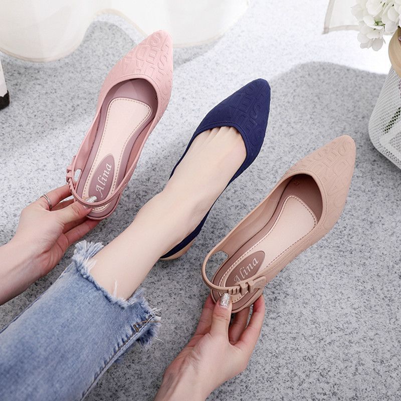 Sepatu fashion Wanita Heels Jelly Alina import High Quality RF