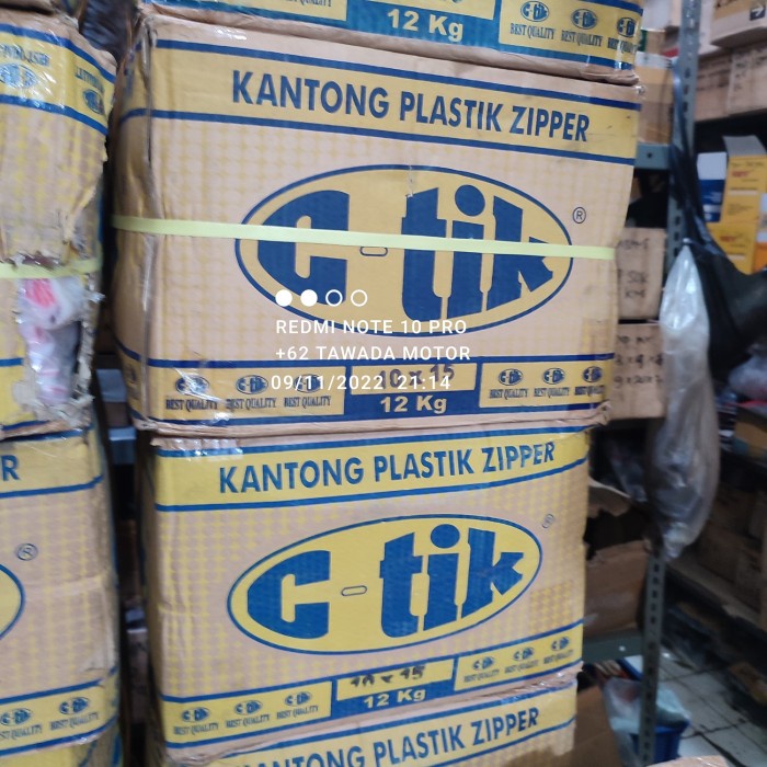 PLASTIK KLIP UKURAN 8.7 X 13 DAN 10 X 15 isi 100 LEMBAR MERK C-TIK