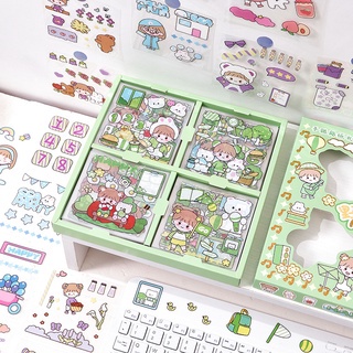 

SHC - Sticker Lucu Kotak Bekal Sticker Gemes Lunch Box Termurah COD 100pcs