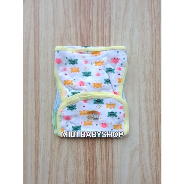 12 Pcs Popok Kain Bayi Jumbo Motif Premium Quality Saffenda Baby SNI