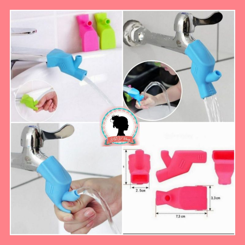 IKILOSHOP Extension Sambungan Kran Kumur Air Silikon Elastis Sikat Gigi Keran