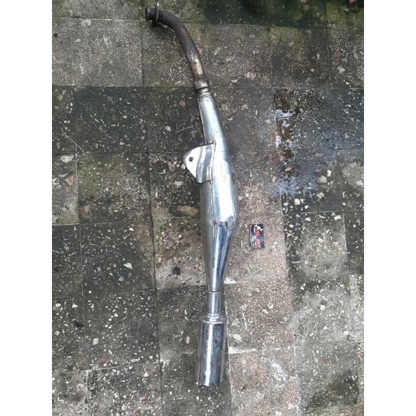 Knalpot original copotan Fizr Fiz r F1Z R asli crom sudah bobokan