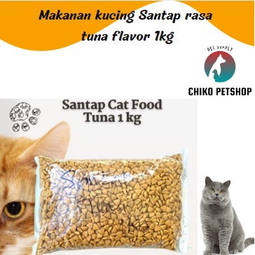 [REPACK] Makanan kucinng Santap 1kg | Cat food 1 kg