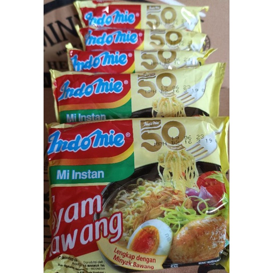 

indomie ayam bawang mie instan 5 pcs