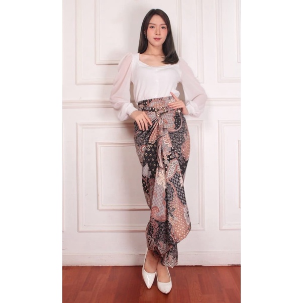 rok lilit batik / bawahan kebaya modern / rok  wisuda