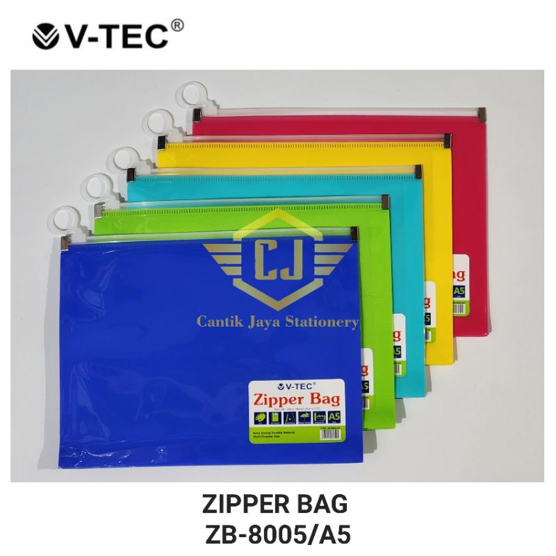 

Tas Document Bag V-TEC ZB-8005/A5 Zipper Bag