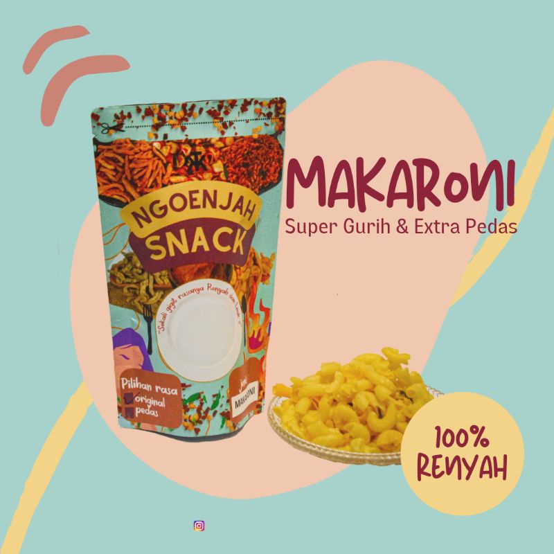 

Cemilan Murah!!! Makaroni Super Gurih | Ngoenjah Snack