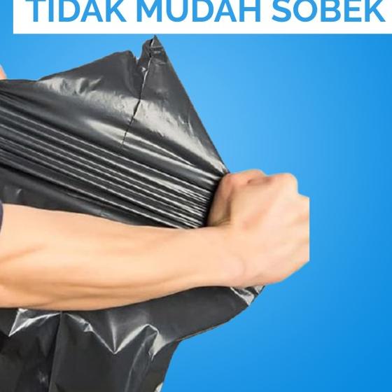 

Polymailer Gulung Hitam Ekonomis 35x45 +5 cm Plastik Packing - 100 lbr