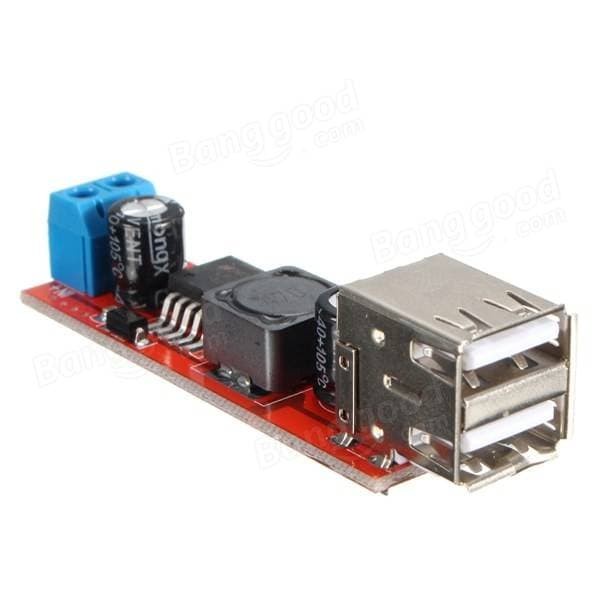 DC to DC Converter 5V 3A Dual USB Output Module LM2596 BUCK Modul