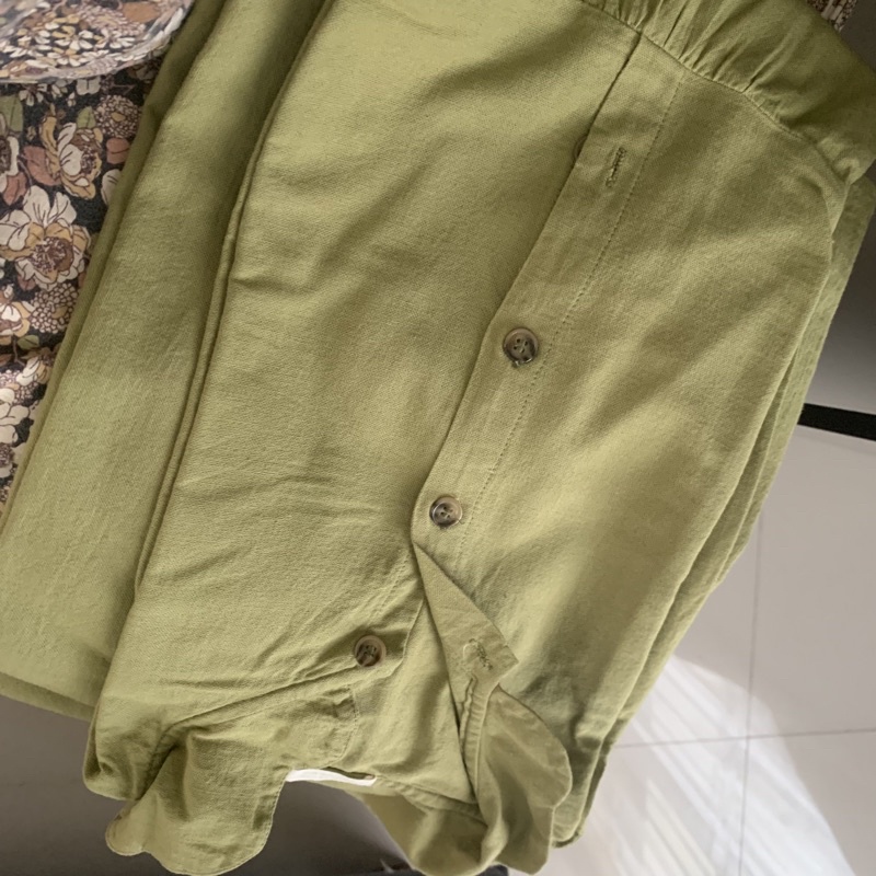 Preloved Linen Midi Dress by Mezzaluna Signature