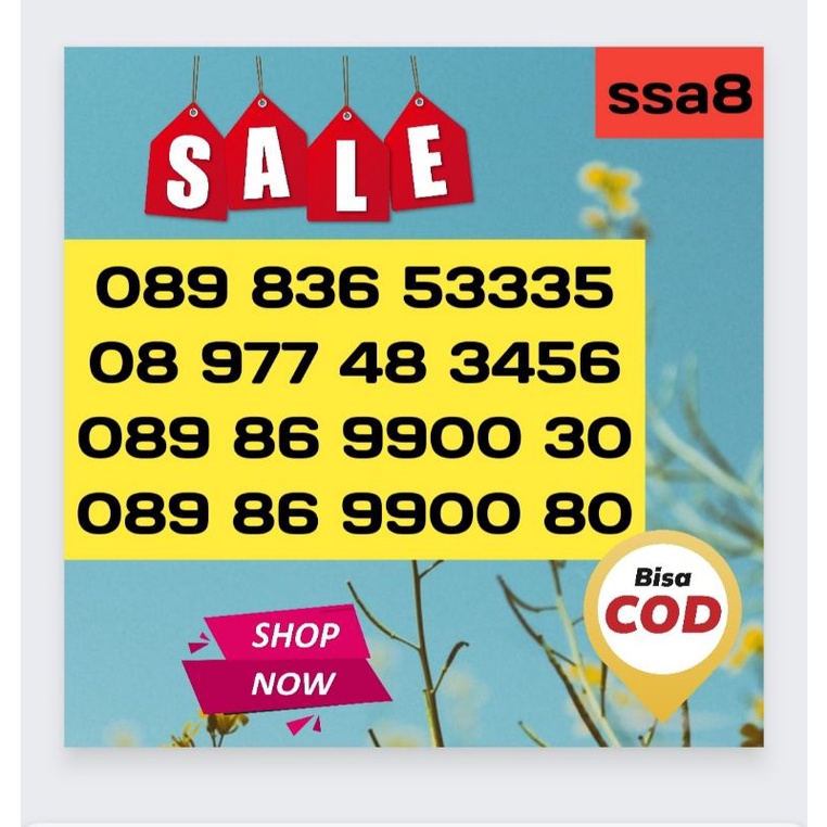 nomer cantik, nocan, kartu perdana cantik, tri 11 digit, three 11 angka bonus kuota 1gb murah meriah