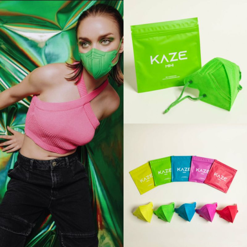 NEW ORIGINAL KAZE MASK MINI FOMO GREEN