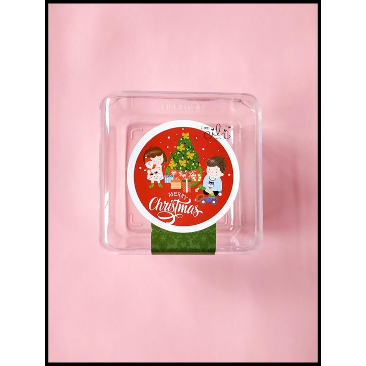 

(Sc013) Stiker Natal Christmas Tree Untuk Toples 500Gr (Uk 8X15Cm)