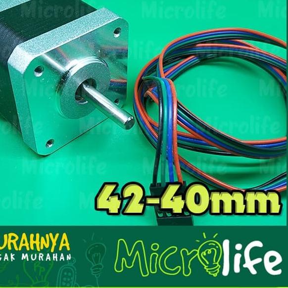 NEMA 17 STEPPER MOTOR 42-40mm 12v 1.5A 17HS4401 Plus Kabel