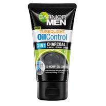 GARNIER MEN  Turbo Light Oil Control 3 in 1 CHARCOAL 100ml