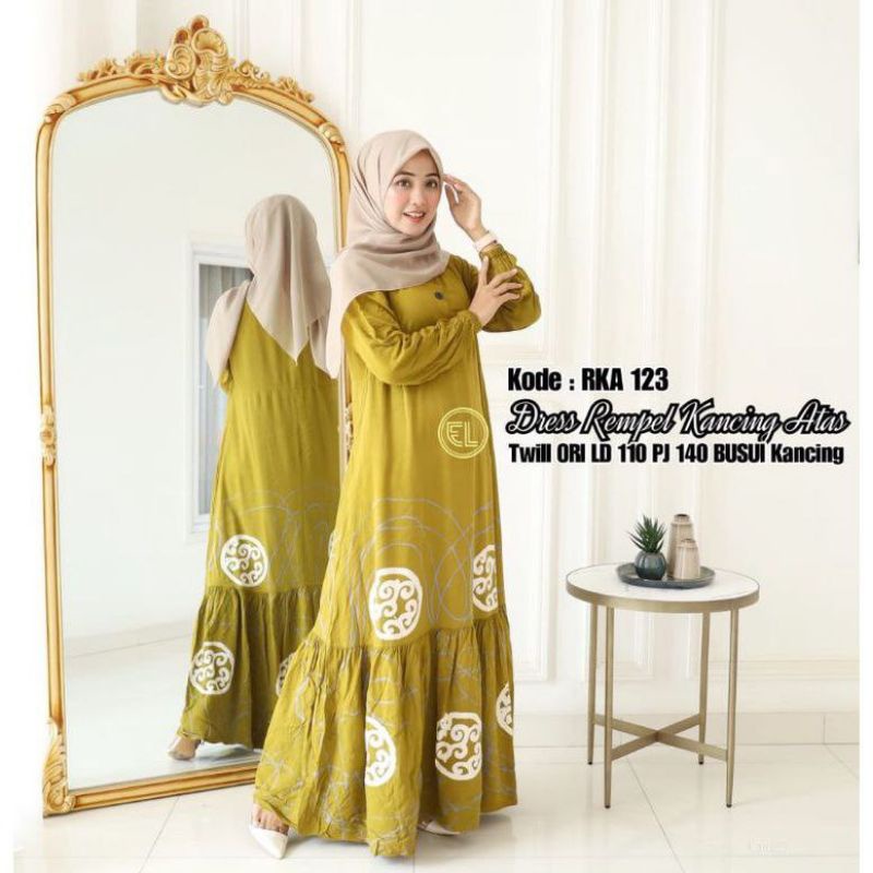 Gamis twill ori by elzhaf