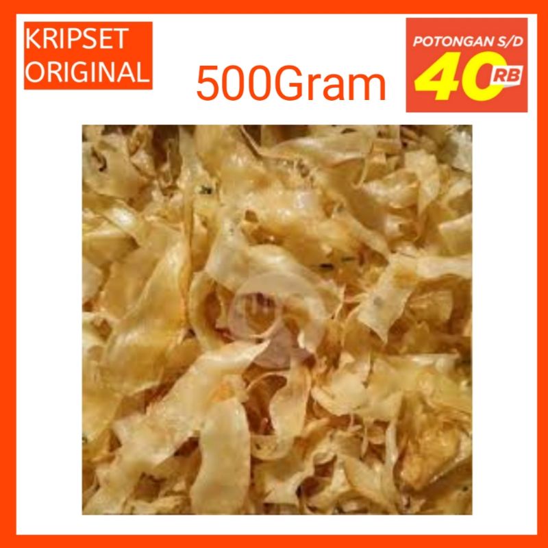 

KRIPSET Original Asin Gurih 500Gr Hemat 20% Kripset Berasa Gurih 500gram