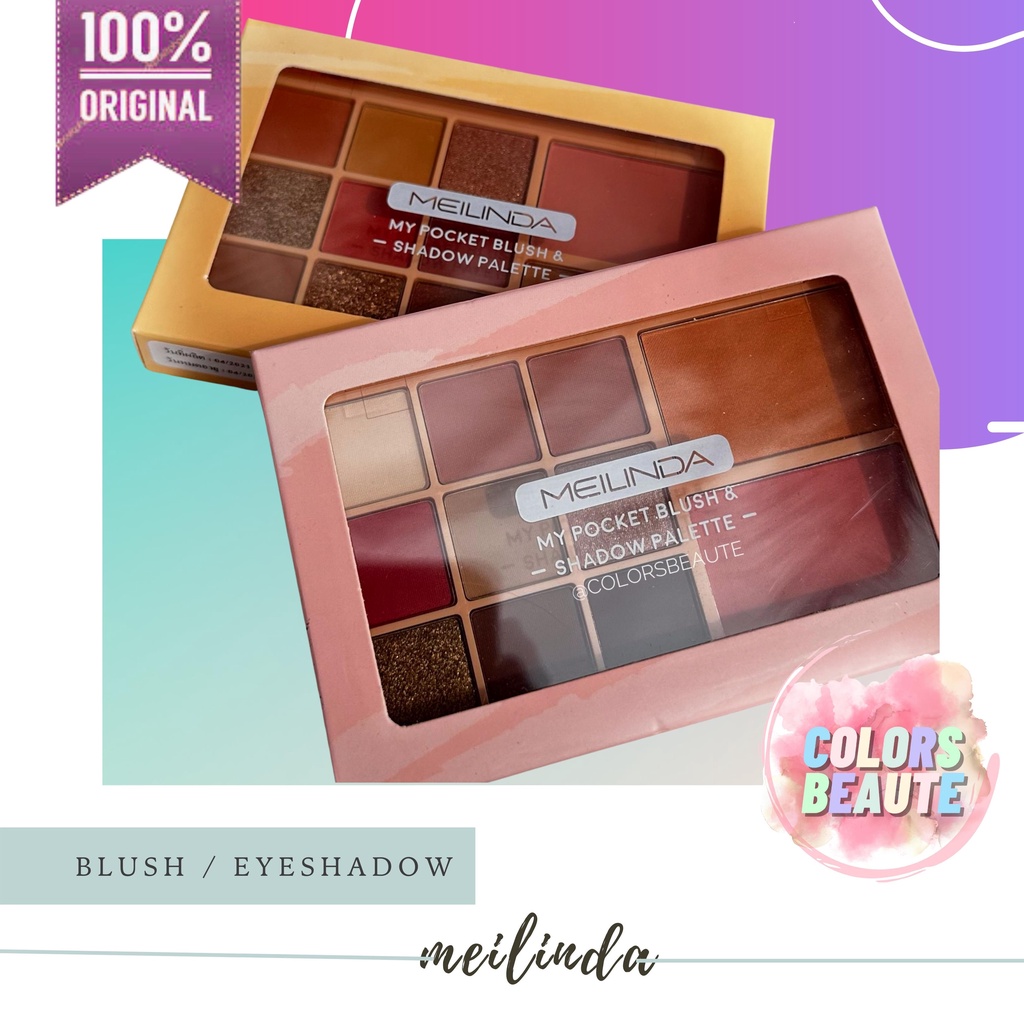 Meilinda My Pocket Blush &amp; Shadow Palette