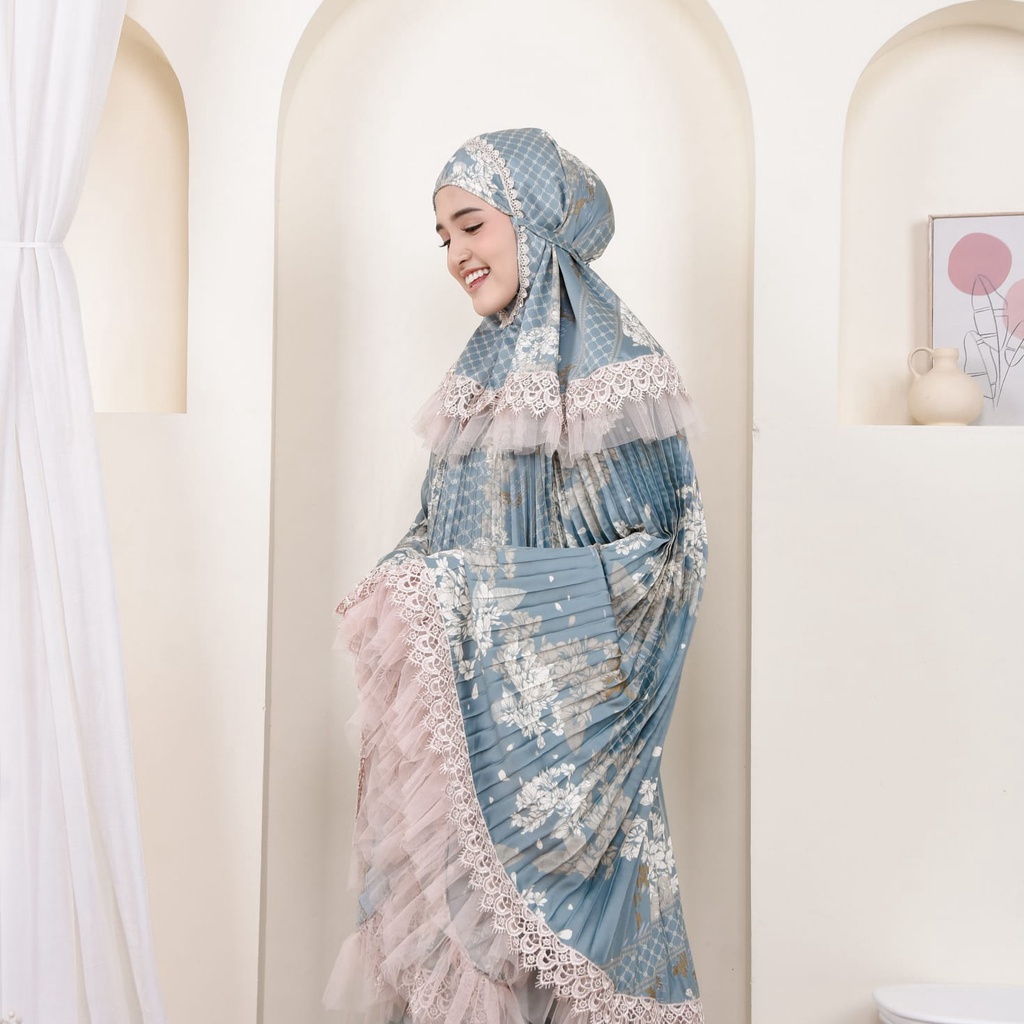 Mukena ARMANI SILK PLISKET Premium