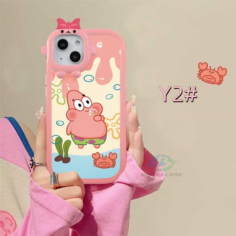 Case Motif Spongebob Dan Patrick Untuk IPhone 14 Pro Max / 13 Pro Max / 11 / 12 / Xr / XS / 6 / 6S / 7 / 8plus