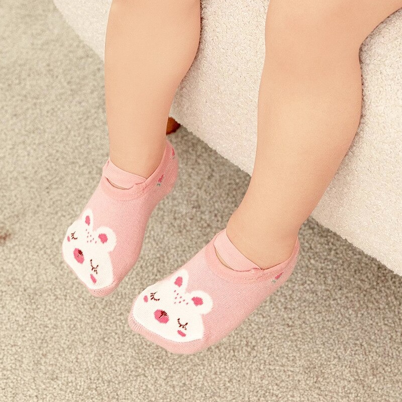 kaos kaki bayi usia 0-2 tahun lucu slip on premium / kaos kaki anak unisex import motif karakter HEWAN