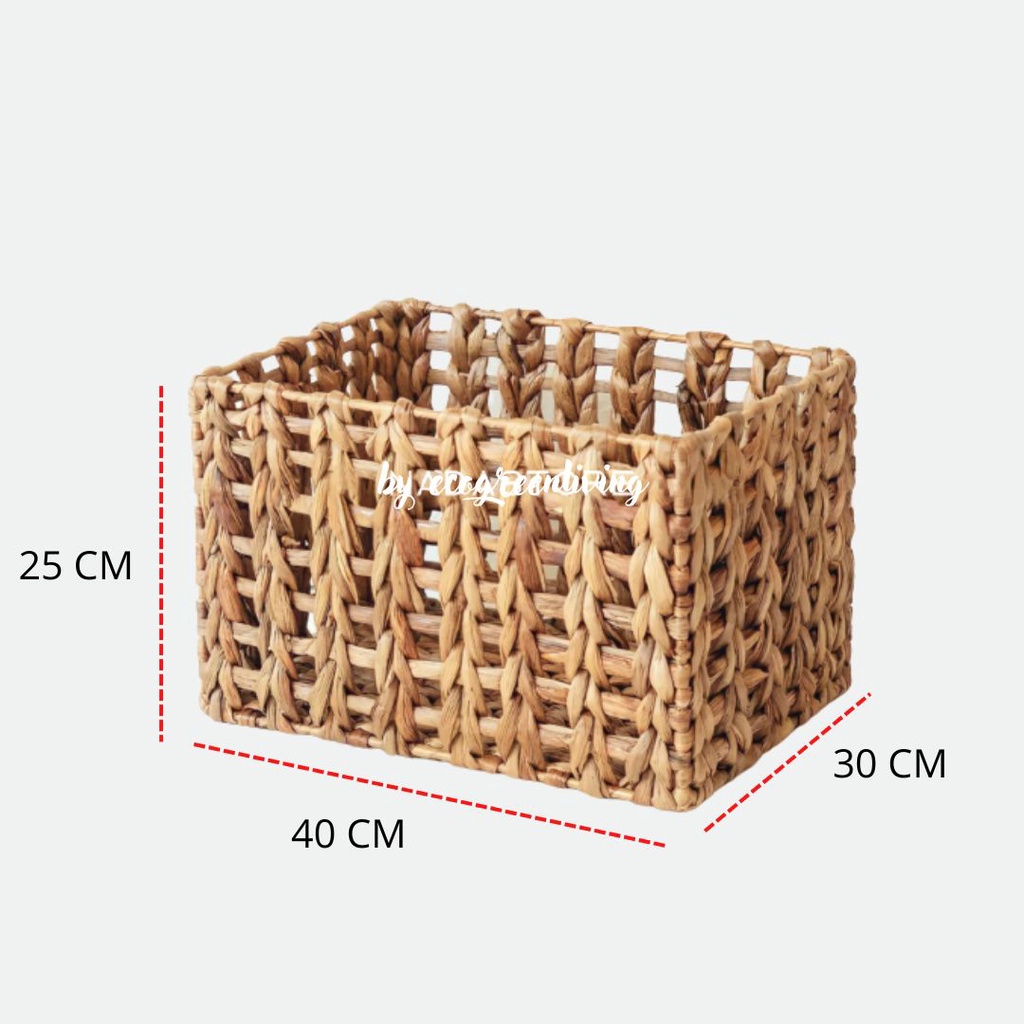 BOX PENYIMPANAN / KERANJANG / BASKET / LAUNDRY BASKET / KERANJANG KERAWANG SATUAN