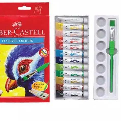 

Faber Castell Acrylic Colour Tube set 12 / Cat Akrilik