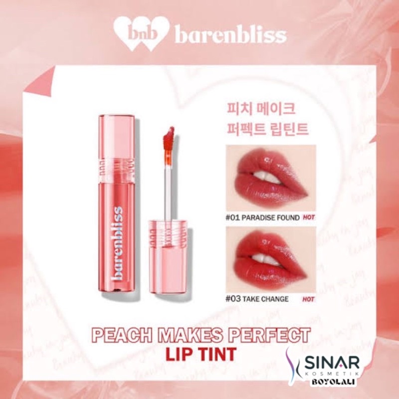 Jual Bnb Barenbliss Peach Makes Perfect Lip Tint Lip Tint Shopee