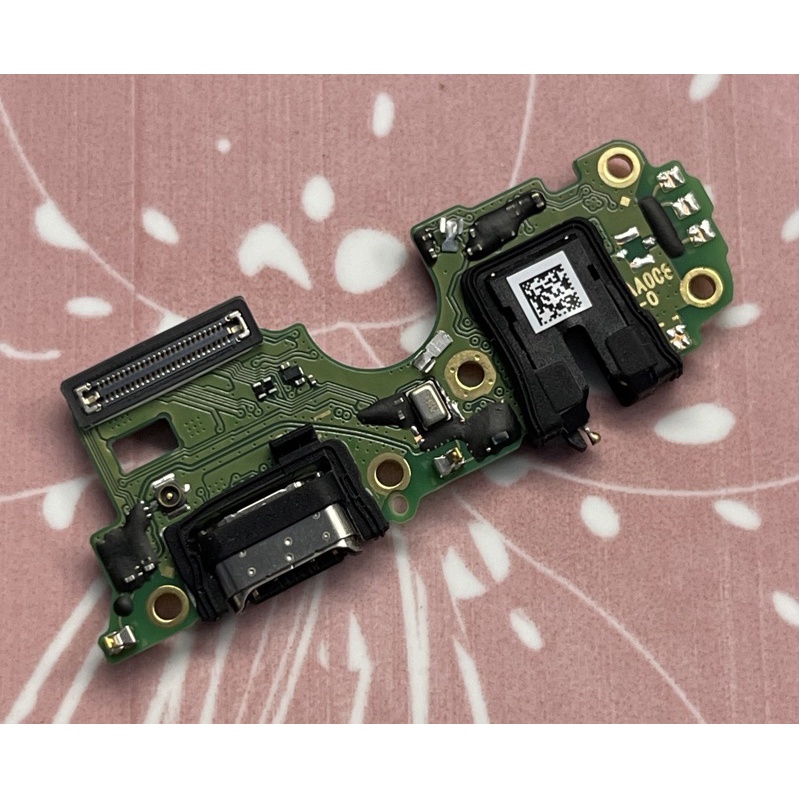 papan cas-papan charger-pcb Ui board konektor cas+mic+hf oppo A54/A55 4G/A74 5G original bawaan