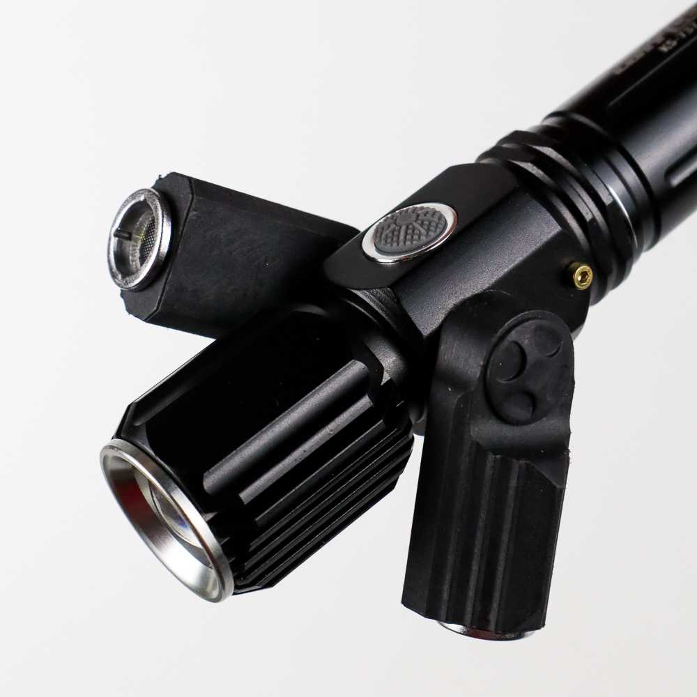 TaffLED Senter LED Telescopic Zoom Cree T6 + 2 x XPE 15000 Lm - KS-737