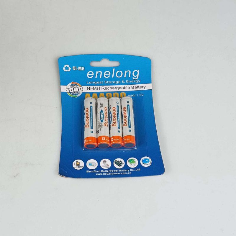 Enelong Baterai Cas Rechargeable Ni-Mh AAA 900mAh 4PCS - HR03 / MN2400