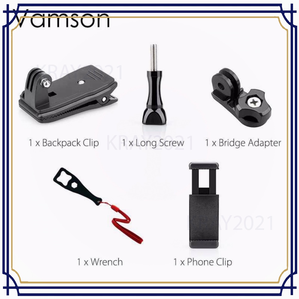 Clip Clamp Mount 360 Rotary Smartphone Holder for GoPro - VP512