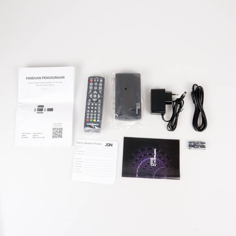 STB Set Top Box Taffware Bien8 Digital Satellite TV Tuner Box Receiver 1080P DVB-T2 - Black