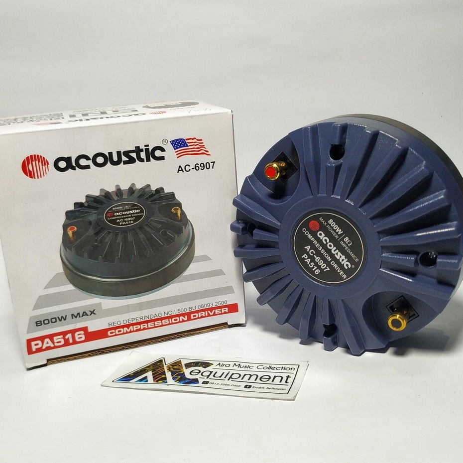 Driver tweeter horn Act PA516 Acoustic 800watt accoustic twiter akustik