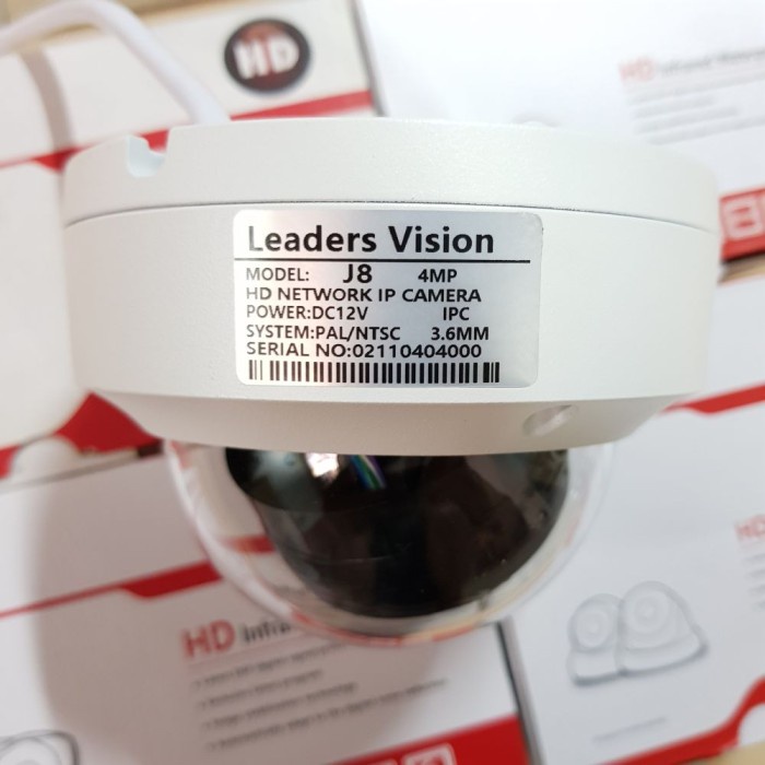 Ip Camera / Ipcam Dome 3Mp (2304 X 1296) Lens 3.6Mm Waterproof. Onvif