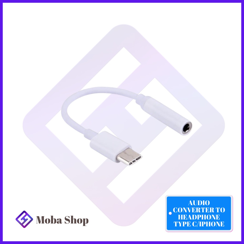 AUDIO CONVERTER TO HEADPHONE TYPE C / IPHONE