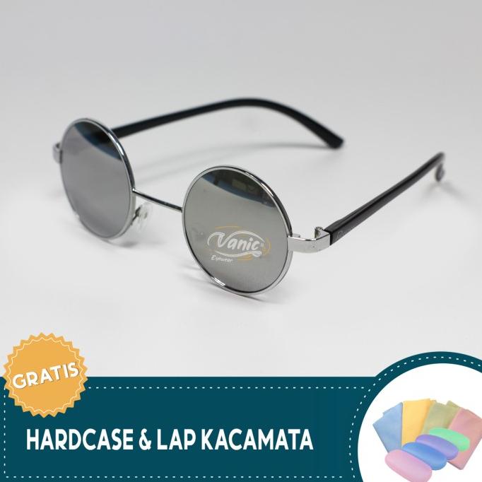 NEW KACAMATA BULAT BOBOHO JHON LENON FREE HARDCASE BERKUALITAS